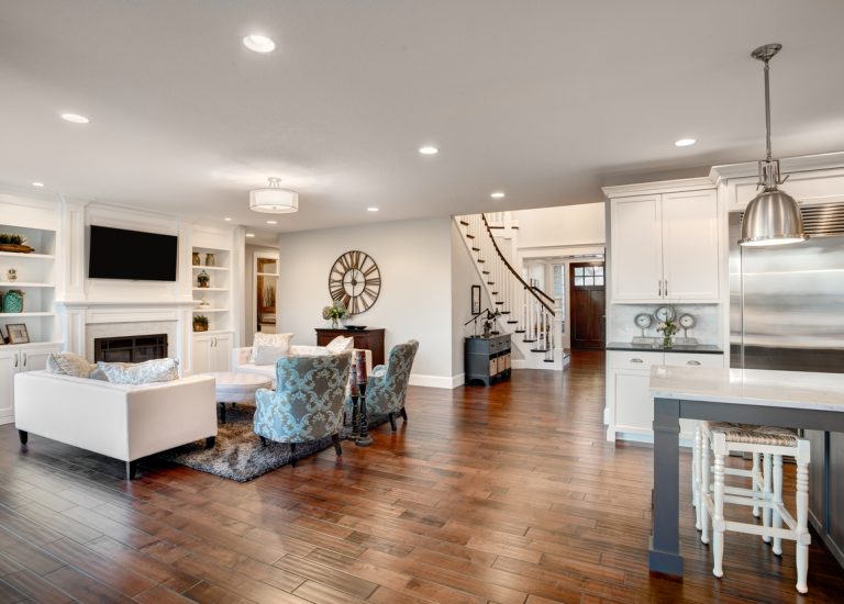 Furnished living Room in Luxury Home