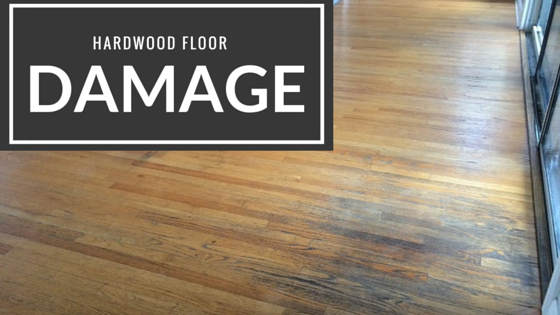 cracked hardwood floor